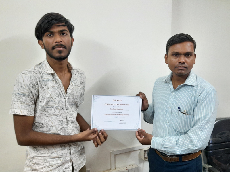 prashant badgaiyan digimark student